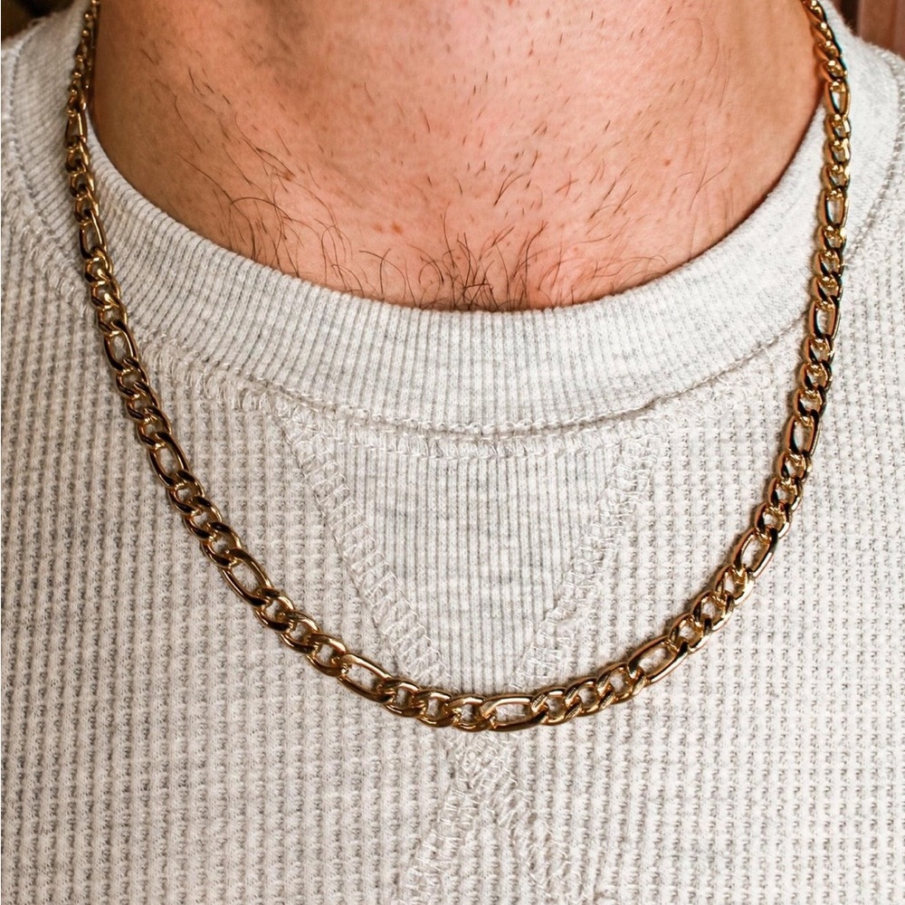 "MASSIMO" 6MM FIGARO CHAIN